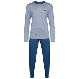 Winter Herren Pyjama  Schlafanzug  aus 100% Baumwolle,Langarmarm,XL