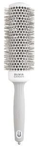 Olivia Garden Bürste Olivia Garden Wavy Bristles White & Grey Brush Ø45mm