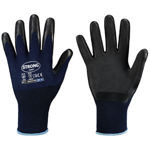 Handschuhe GRIDSTER Größe 11 dunkelblau/schwarz EN 388, EN 407 PSA-Kategorie II