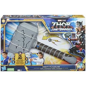 Hasbro Marvel: Thor Love and Thunder - Mighty FX Elektronischer Hammer (F3359)