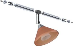 Paulmann Seil- und Schienensystem CombiEasy Spot Co lumenar 1x35W GU4 Chrom/Orange satiniert 12V Metall