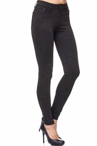 Elara Damen Stretch Hose Skinny Fit Jegging H92 Black/Grey 48 (4XL)