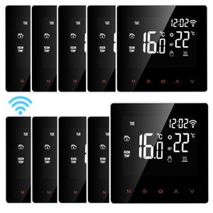 10X WiFi Smart Digital LCD Raumthermostat für 16A Elektroheizung Fußbodenheizung APP-Steuerung Woche Programmierbare Thermostat