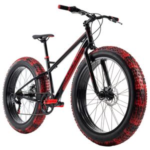 Fatbike 26'' SNW2458 schwarz-rot RH 43 cm KS Cycling