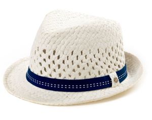 Hat You Kinder Trilby Hut versch. Farben, Farbe:Weiss, Size:53cm