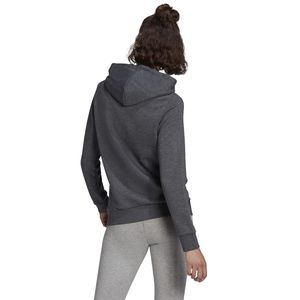 adidas Kapuzenpullover Damen Essentials Logo Hoodie, Farbe:Grau, Damen Größen:L