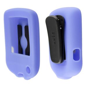 Abbot Freestyle Libre 3 Silikon-Hülle blau mit Gürtelclip