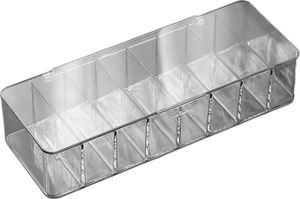 Aufbewahrungsbox für Kontaktlinsen, transparentes Design, 12 Fächer, große Kapazität, staubdichter Kontaktlinsen-Organizer, tragbares Etui