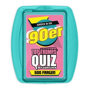 Top Trumps Quiz 90er Ratespiel Wissensspiel Fragespiel Gesellschaftsspiel