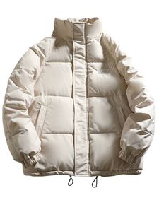 Damen Daunenmäntel Revers Outwear Mantel Leichte Winterjacke Winter Lässig Jacke Weiß,Größe XL Weiß,Größe XL