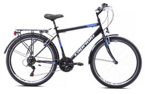 Trekingový bicykel METROPOLIS MAN 2019, 26"/21" modro-čierny