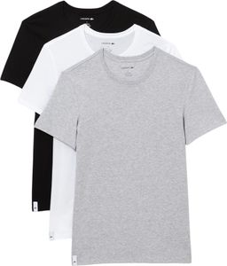 Lacoste Herren Essentials Lounge 3er Pack Slim Crew T-Shirts, Mehrfarbig XXL Lacoste Herren Essentials Lounge 3er Pack Slim Crew T-Shirts, Mehrfarbig XXL