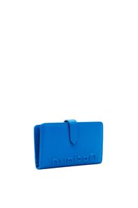 DESIGUAL Brieftasche Damen Polyurethan Blau GR72692 - Größe: Einheitsgröße