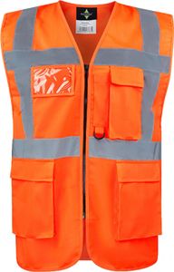 Korntex KXCMF | Comfort Executive Multifunctional Safety Vest Hamburg - Farbe: Orange - Größe: XXL