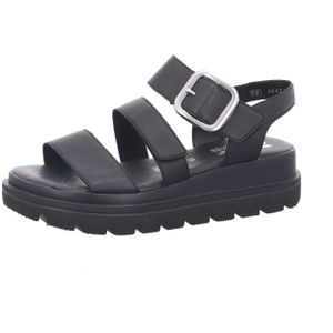 Rieker Lugano Damenschuhe Sandalen Hoch Sandale Schwarz Freizeit, Schuhgröße:39 EU