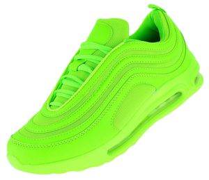 Art 424 Neon Schuhe Sneaker Sportschuhe Luftpolstersohle Damen Herren, Schuhgröße:36