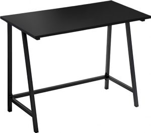 Biurko małe czarne proste industrialne 100x50x75 VB4Bk Begryf