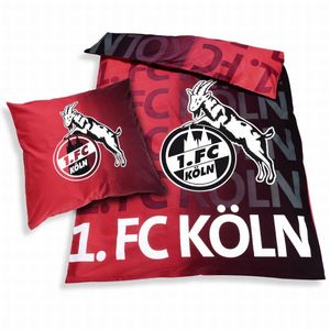 1. FC Köln Bettwäsche „Leuchtend” Gr. 135x200 cm