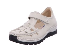 Wolky Zambezi, Oxford leather (Glattleder), Offwhite, Klettverschluss 0490235-120 39