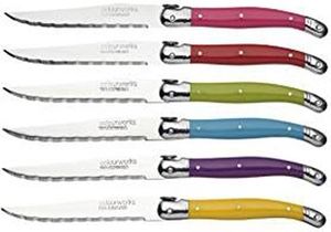 KitchenCraft Steakmesser Colourworks 6er Set bunt KitchenCraft Steakmesser Colourworks 6er Set bunt
