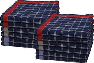 Betz 12 Stück Herren Stoff Taschentücher Set LUX 2 Größe 40x40cm 100% Baumwolle Farbe - LUX 2 - Dessin18 Betz 12 Stück Herren Stoff Taschentücher Set LUX 2 Größe 40x40cm 100% Baumwolle Farbe - LUX 2 - Dessin18