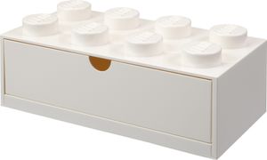 LEGO Schubladenbox DESK DRAWER 8 1 Schub weiß LEGO Schubladenbox DESK DRAWER 8 1 Schub weiß