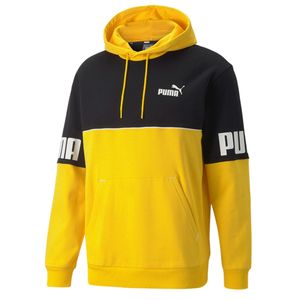Puma Colorblock Hoodie Herren Pullover, Größe:XL, Farbe:Gelb