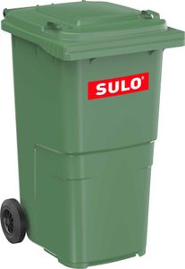 Velký kontejner na odpad 240l HDPE zelený mobilní, podle EN 840 SULO