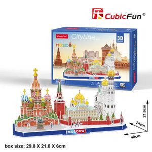 CubicFun: Puzzle 3D City Line Moskau