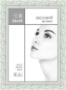 Accent Holz Bilderrahmen Arabesque, 20x30 cm, Weiß