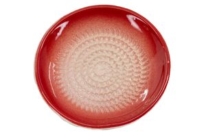 Kaladia Reibeteller Keramik Unifarben Rot - Durchmesser ca. 12cm - 800