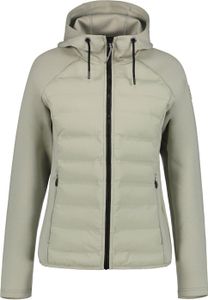 Icepeak Ashburn Midlayer Jacke für Damen mit Kapuze, Farbe:Stone, Größe:XL