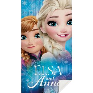 Disney Frozen Anna Elsa Eiskönigin Handtuch Badehandtuch Badetuch Strandlaken 70x140cm, 100% Baumwolle