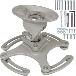 Universal Beamer-Deckenhalterung aus Aluminium Lochabstände 120 - 235 mm
