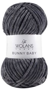 Wolans Bunny Baby - Chenille Wolle, super Bulky (wie Himalaya Dolphin Baby) 100g 10009 - grau