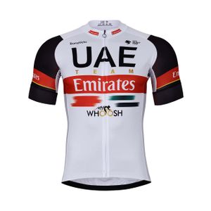 BONAVELO Kurzarm Fahrradtrikot - UAE 2022 - Rot/Schwarz/Weiß L