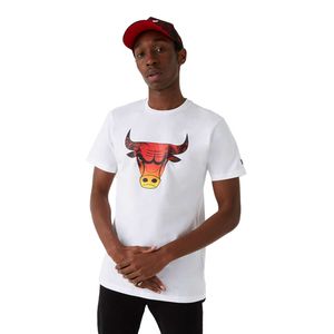 New Era - NBA Chicago Bulls Summer City Infill T-Shirt - Weiß : Weiß L Farbe: Weiß Größe: L