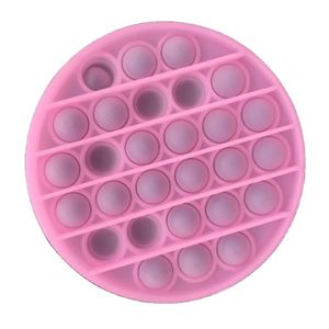 INF Pop it Fidget Spielzeug rund Pink