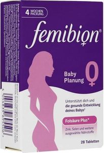 Femibion 0 Babyplanung Tabletten 28 St