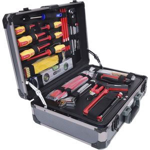 KS Tools 1/4 + 1/2 Elektriker -Werkzeugkoffer, 128-tlg