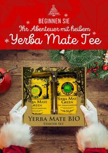 Yerba Mate Green Organic + Limao Set mit Bombilla