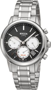 Boccia 3742-02 Pánské hodinky Solar Chronograph Titanium