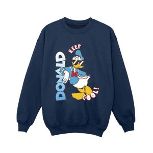 Disney - "Donald Duck Cool" mikina pro mladé BI27457 (152-158) (Marineblau)