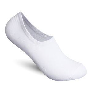 Texemp | 6 | 12 | 18 Paar Damen & Herren Invisible Sneaker Socken Füßline Anti-Slip Gekämmte Baumwolle | B124 | Weiß | 18 Paar | 39-42