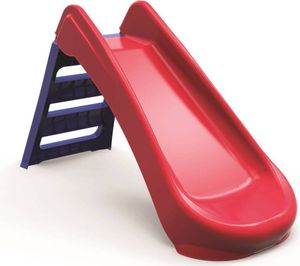 Palplay | Rutsche klappbar - 130 cm - Rot-Blau - für drinnen und draußen - sicher und stabil
