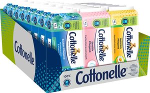 Cottonelle Feuchtes Toilettenpapier Mix-Display 27 St., 3 Sorten Toilettentücher