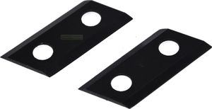 2 X oboustranný nůž pro zahradní drtič Parkside PMH 2400 C3 / 13900241