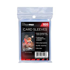 Ultra PRO Card Sleeves Kartenhüllen Standardgröße Transparent (100 Stück)