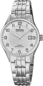 Festina F20006/1 Švýcarský strojek hodinky dámské hodinky nerezová ocel datum stříbrná