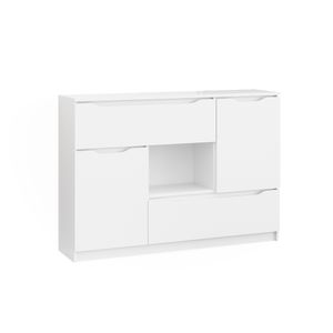Livinity® Sideboard Ruben, 120 x 84 cm, Weiß